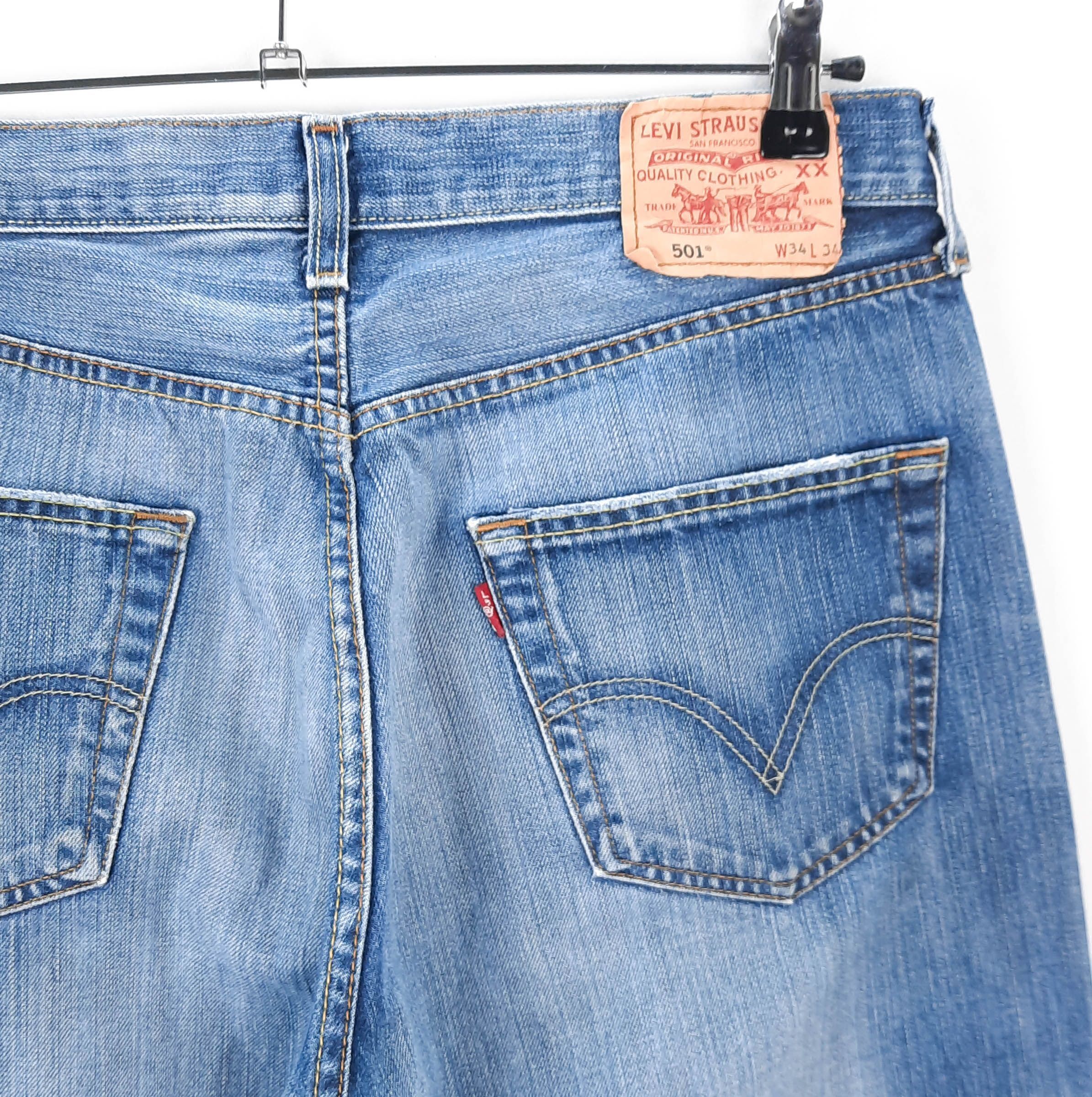 Levi's 501 Talla ESPAÑA 42-44 W34 de Segunda Mano