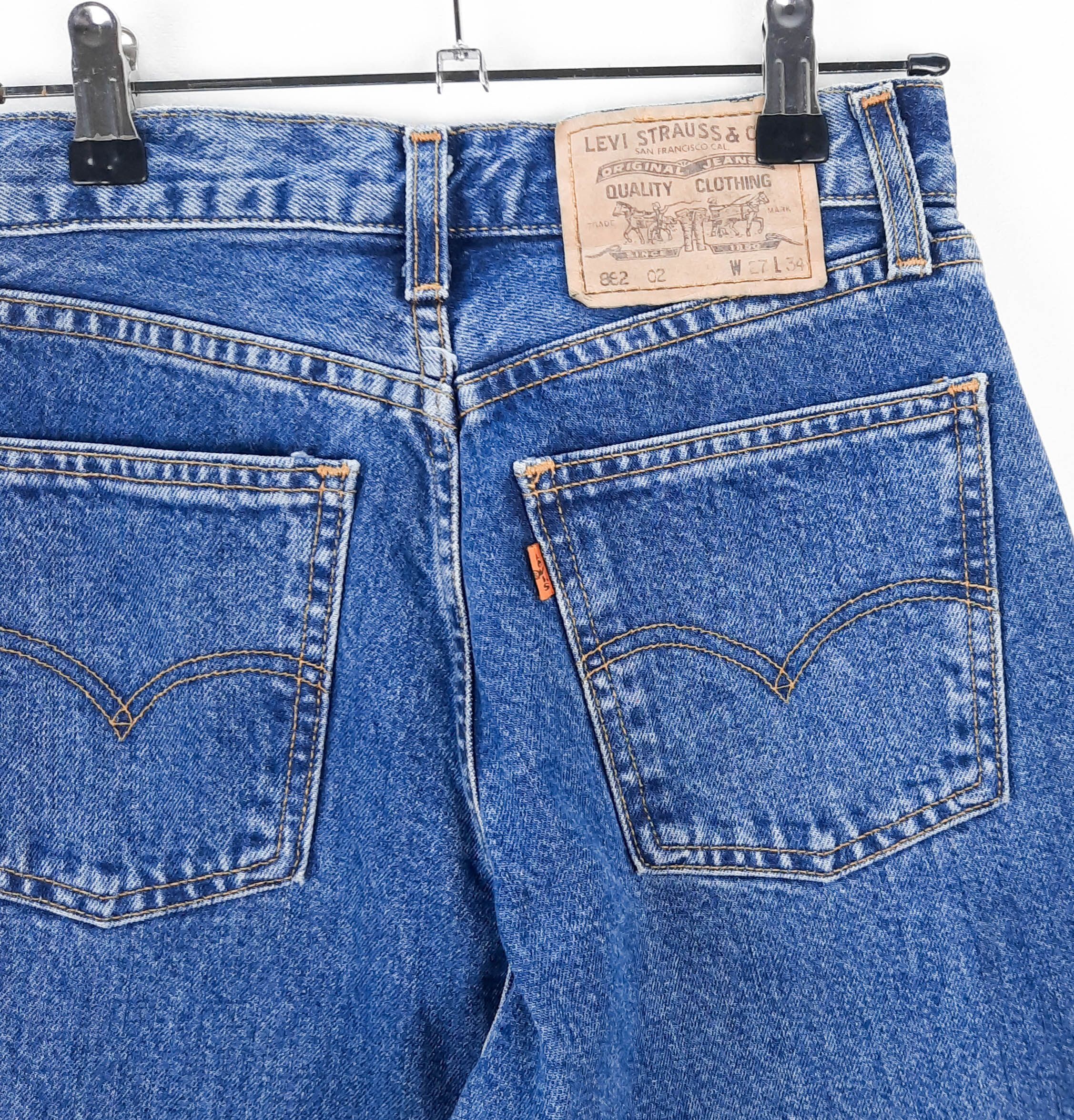 Levi's 882 02 Orange Tab Talla ESPAÑA 34 W27 de Segunda Mano