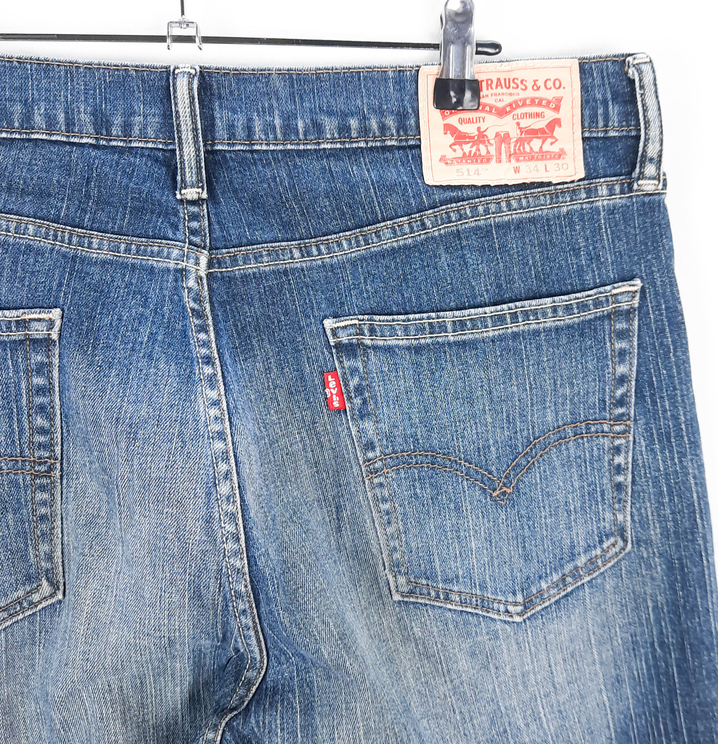 Levi's 514 Talla ESPAÑA 44-46 W34 de Segunda Mano