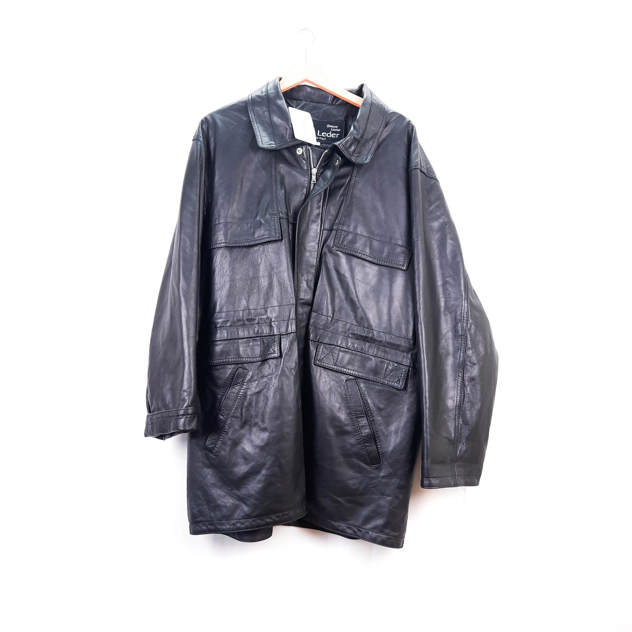 Cazadora 100% piel Echt Leder Talla XL