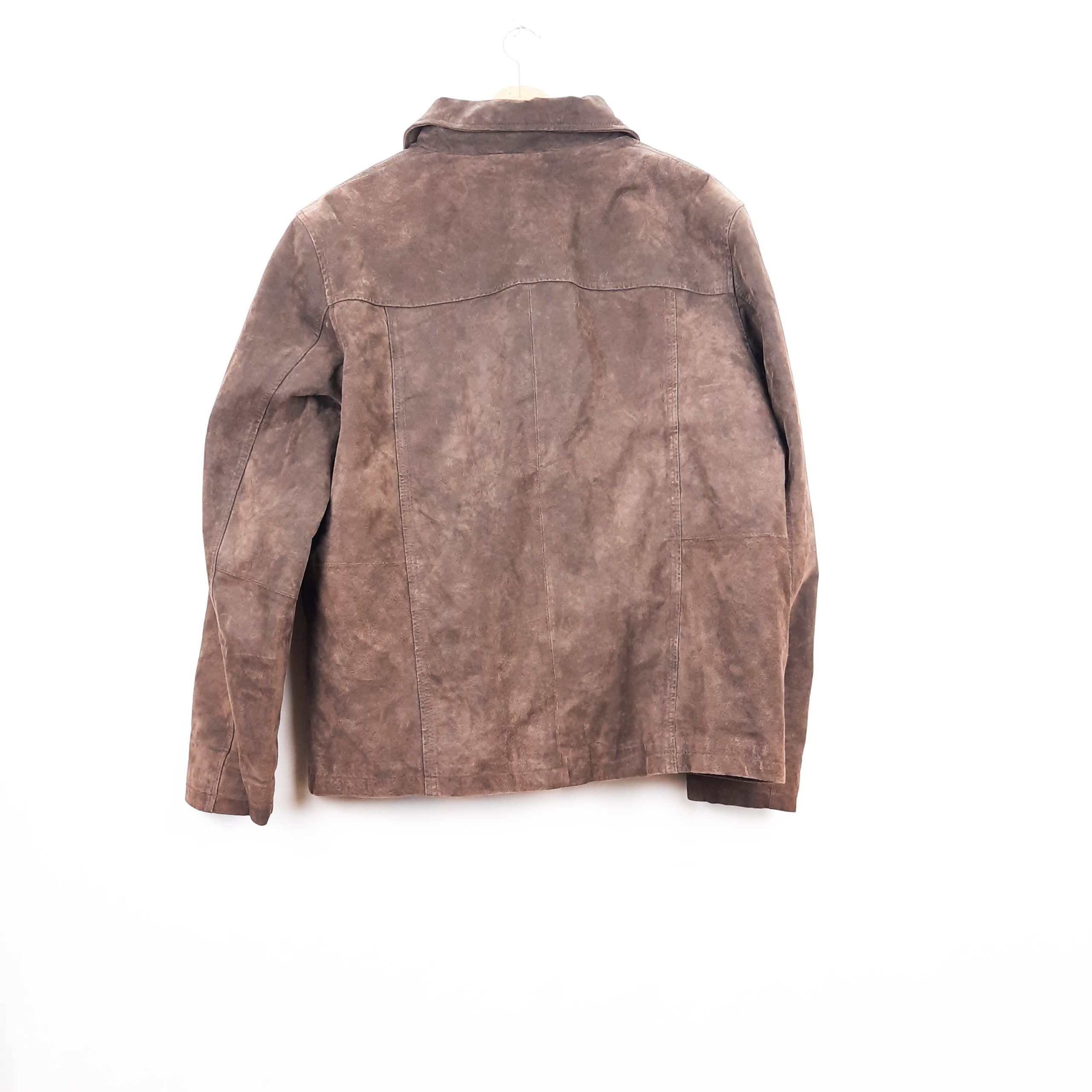 Cazadora 100% con forro de borrego desmontable piel Talla XL
