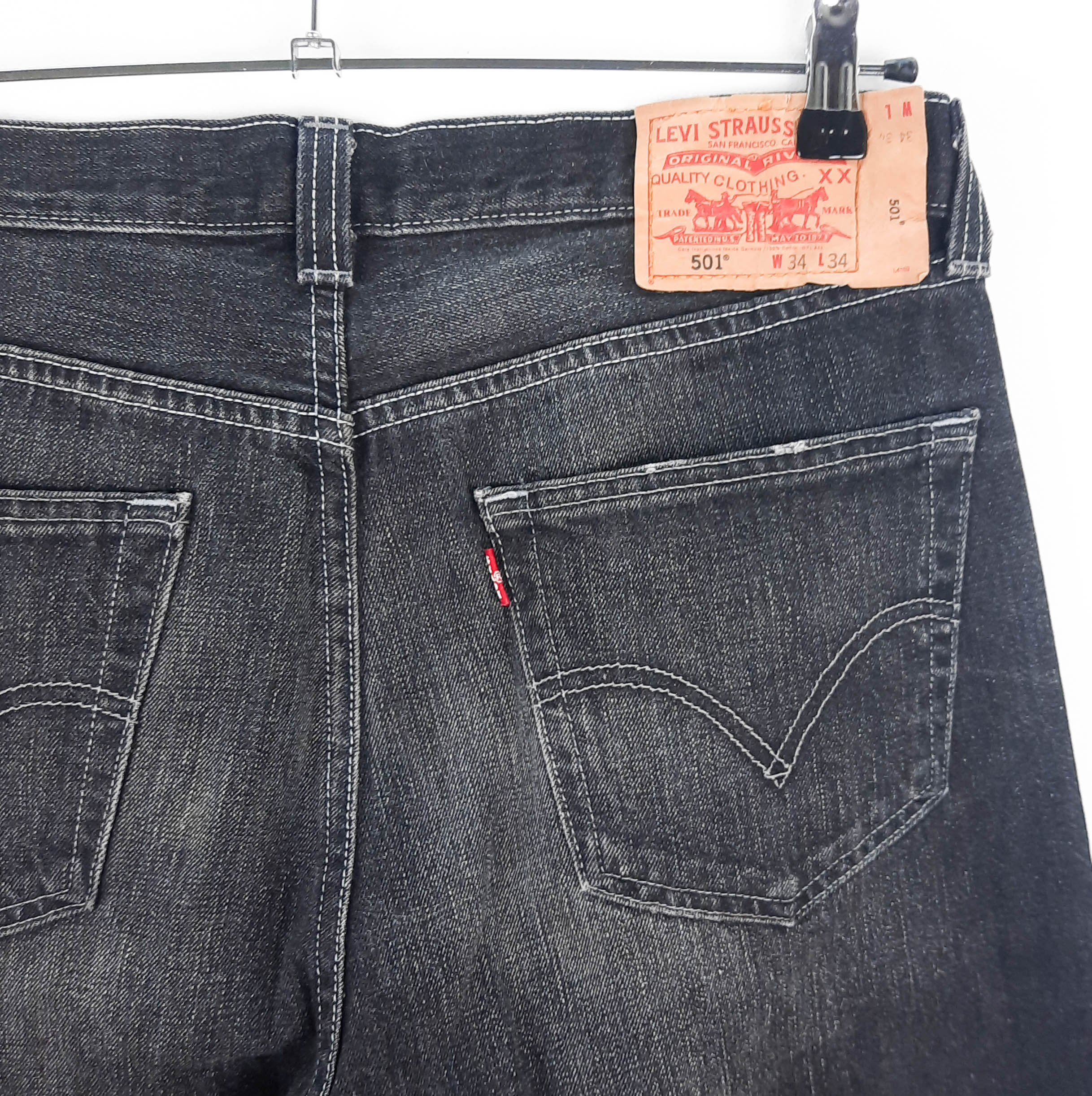 Levi's 501 Talla ESPAÑA 44-46 W34 de Segunda Mano