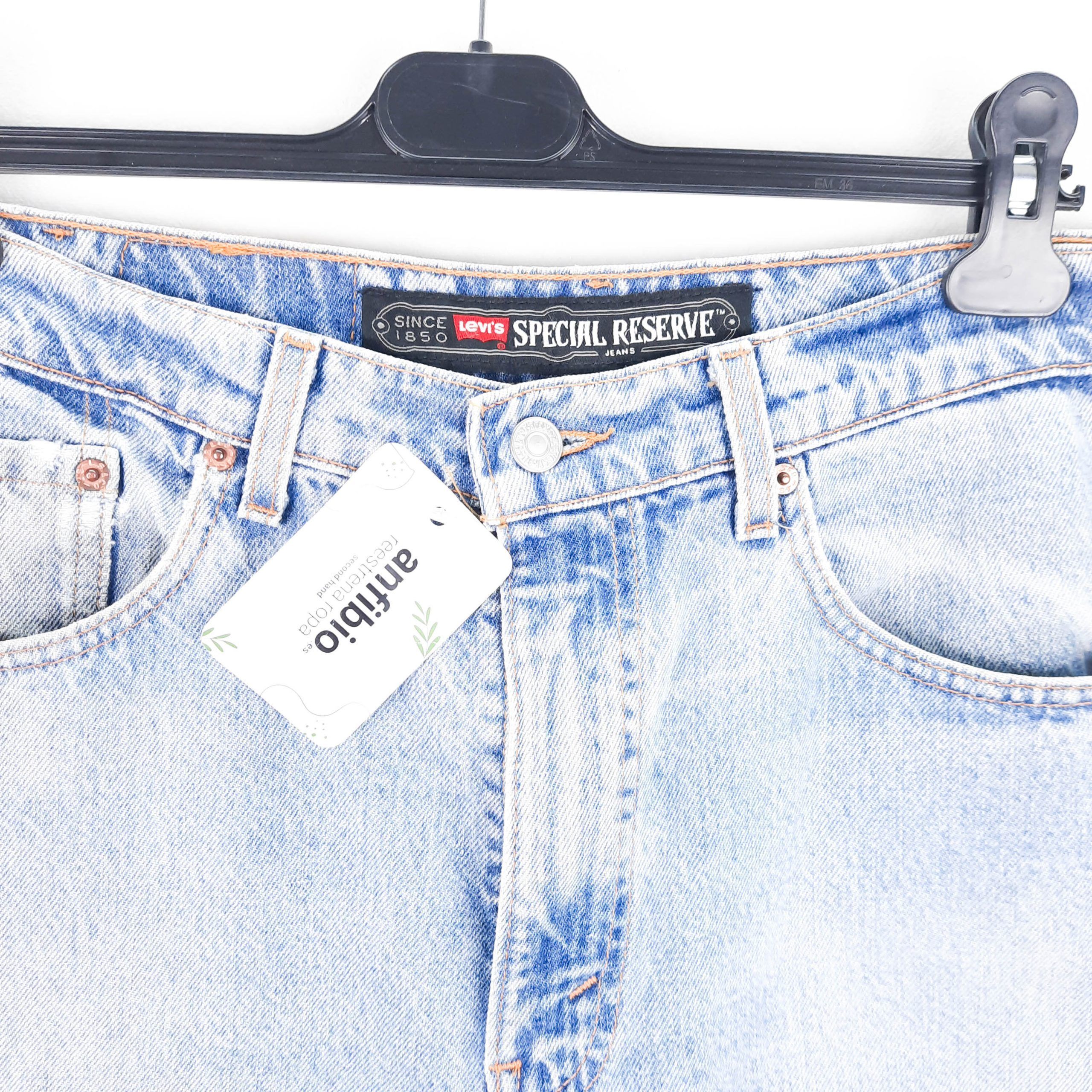 Levi's 505 Vintage Relaxed Fit Special Reserve Talla ESPAÑA 42-44 W34 de Segunda Mano