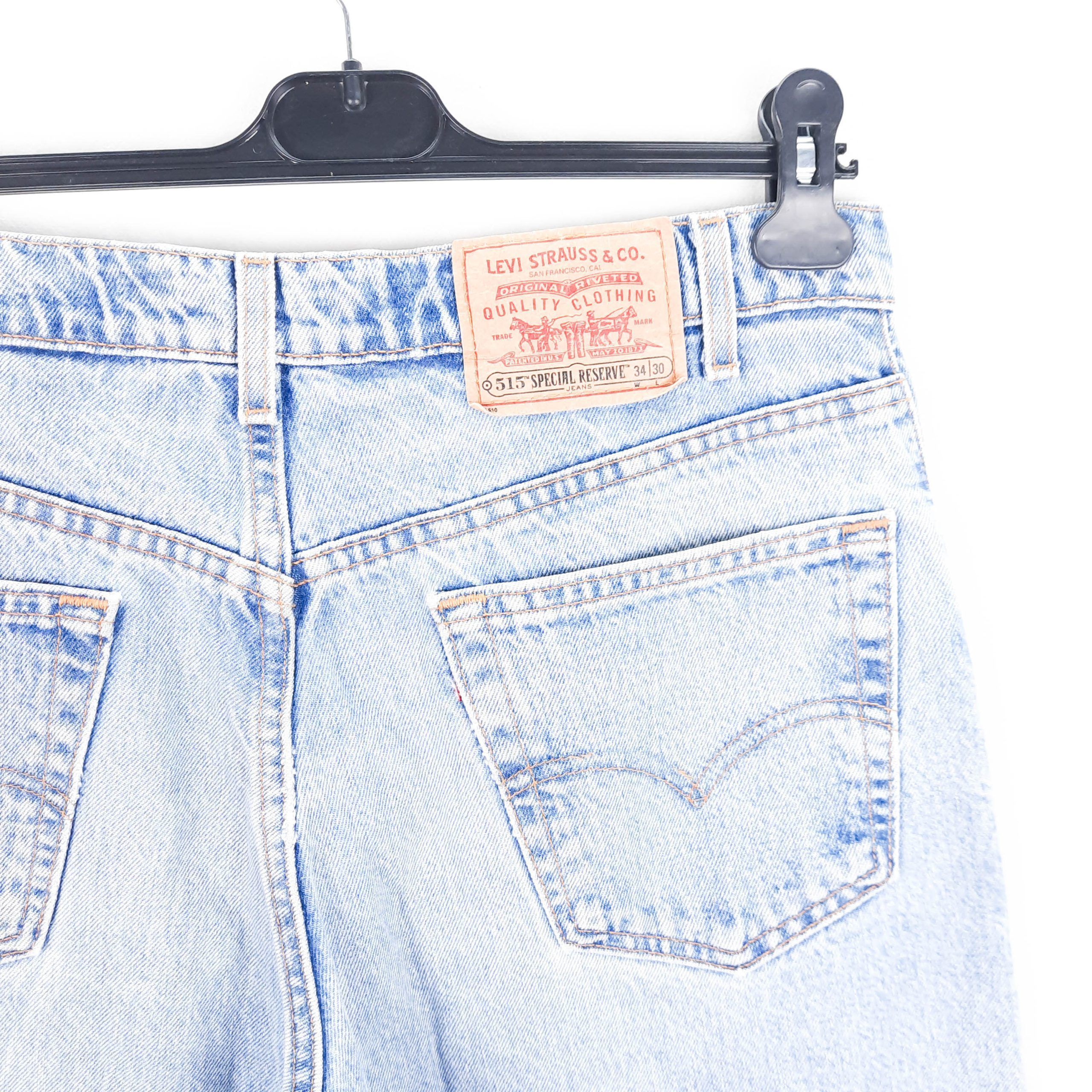 Levi's 505 Vintage Relaxed Fit Special Reserve Talla ESPAÑA 42-44 W34 de Segunda Mano