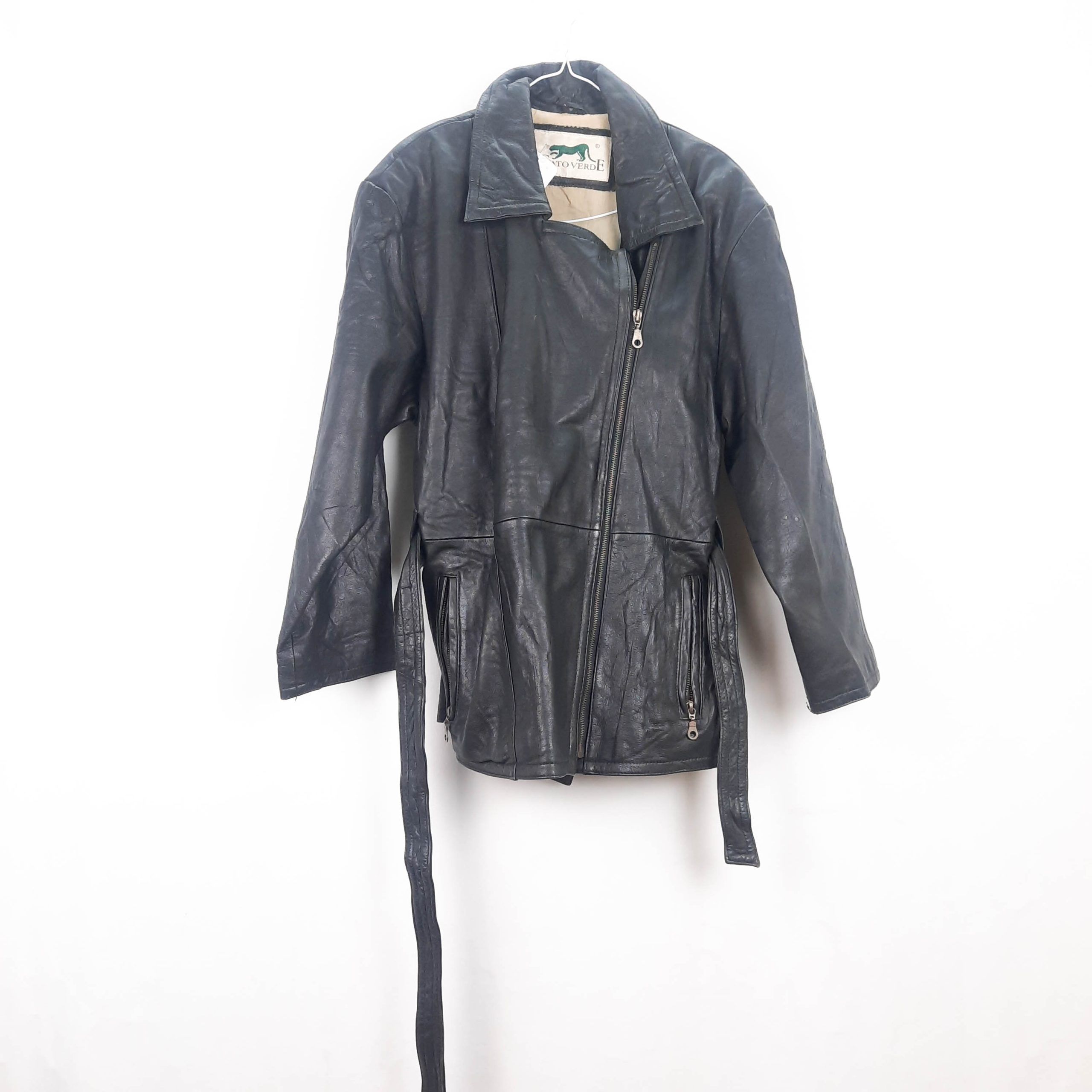 Cazadora 100% piel Gato Verde Talla 40