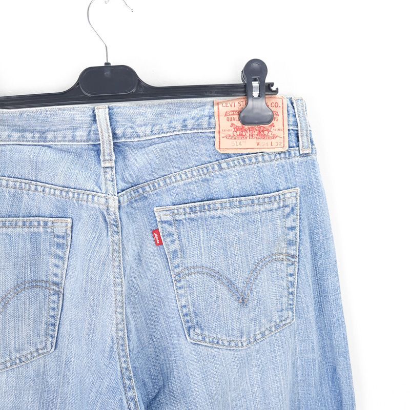 Levi's 514 Slim Straight Talla ESPAÑA 46 W34 de Segunda Mano