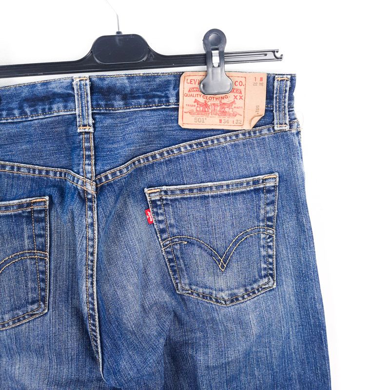 Levi's 501 Talla ESPAÑA 42-44 W34 de Segunda Mano