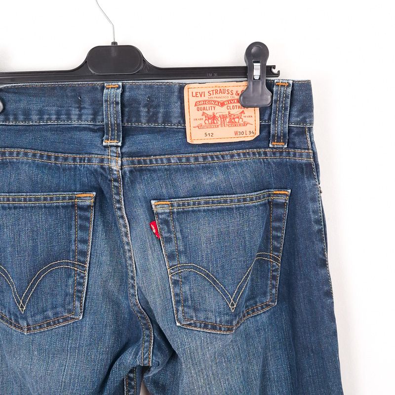 Levi's 512 Bootcutr Talla ESPAÑA 40 W30 de Segunda Mano