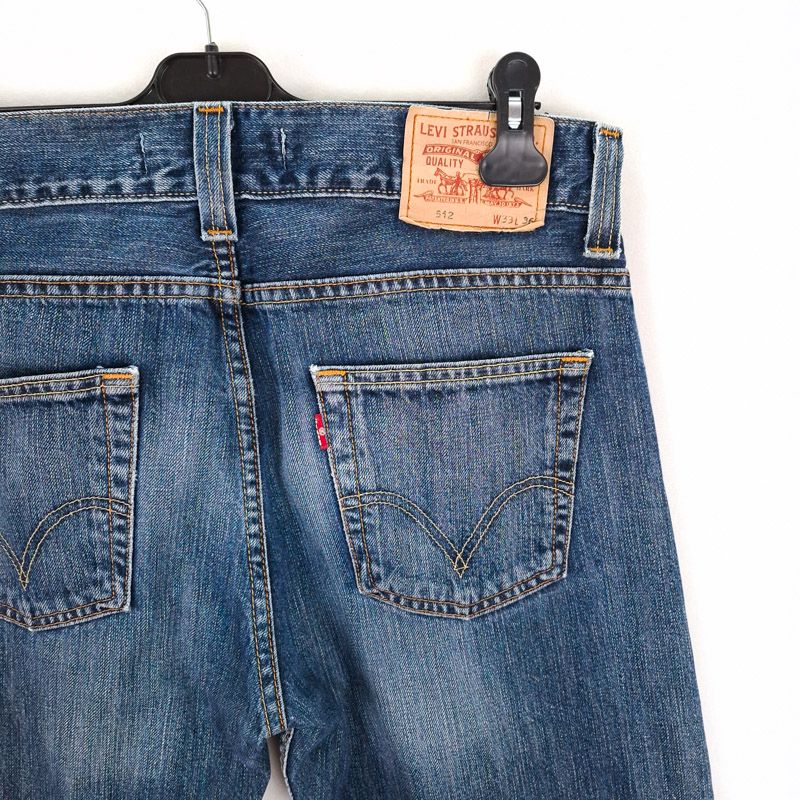 Levi's 512 Bootcut Talla ESPAÑA 44-46 W33 de Segunda Mano
