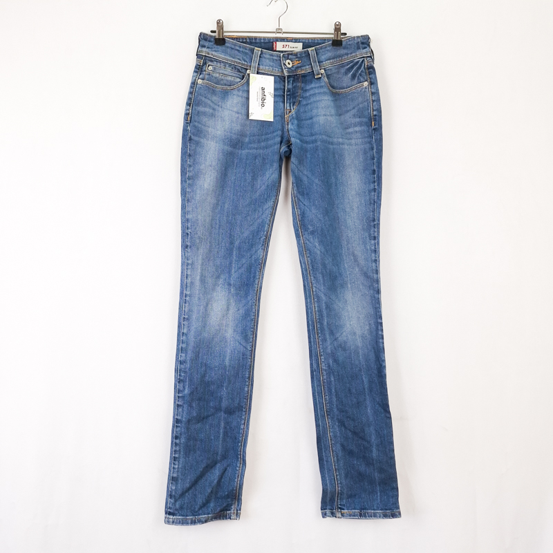 Levi's 571 Slim Fit Talla ESPAÑA 38-40 W30 de Segunda Mano