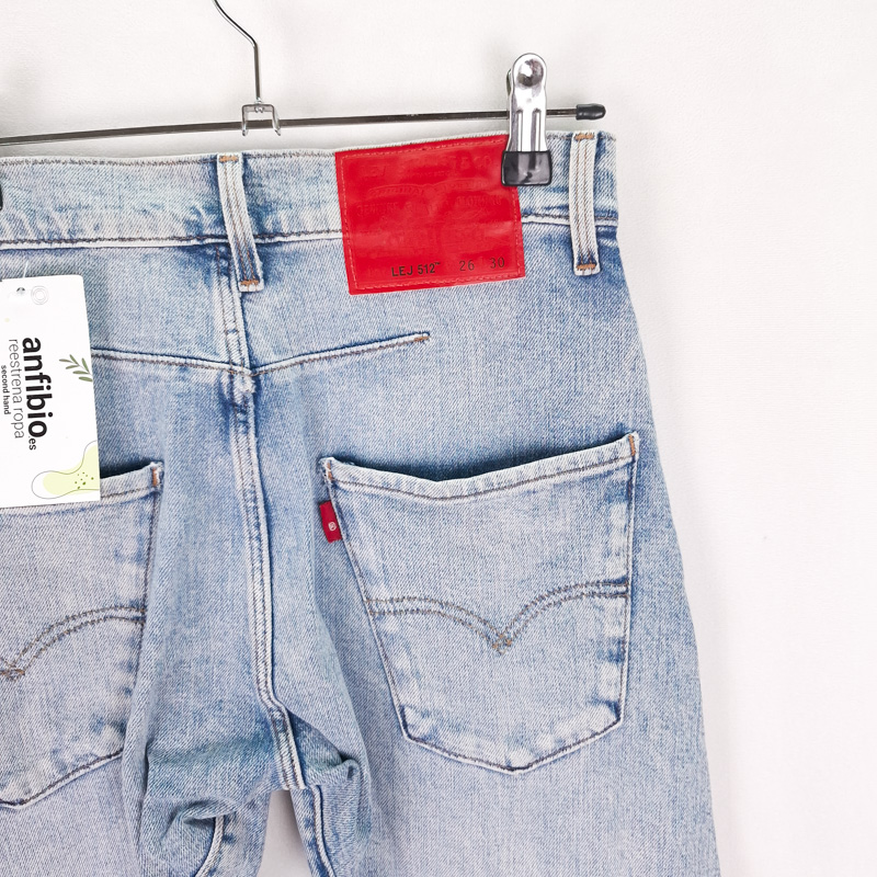 Levi's 512 Premium Engineered Jeans Talla ESPAÑA 34-36 W26 de Segunda Mano