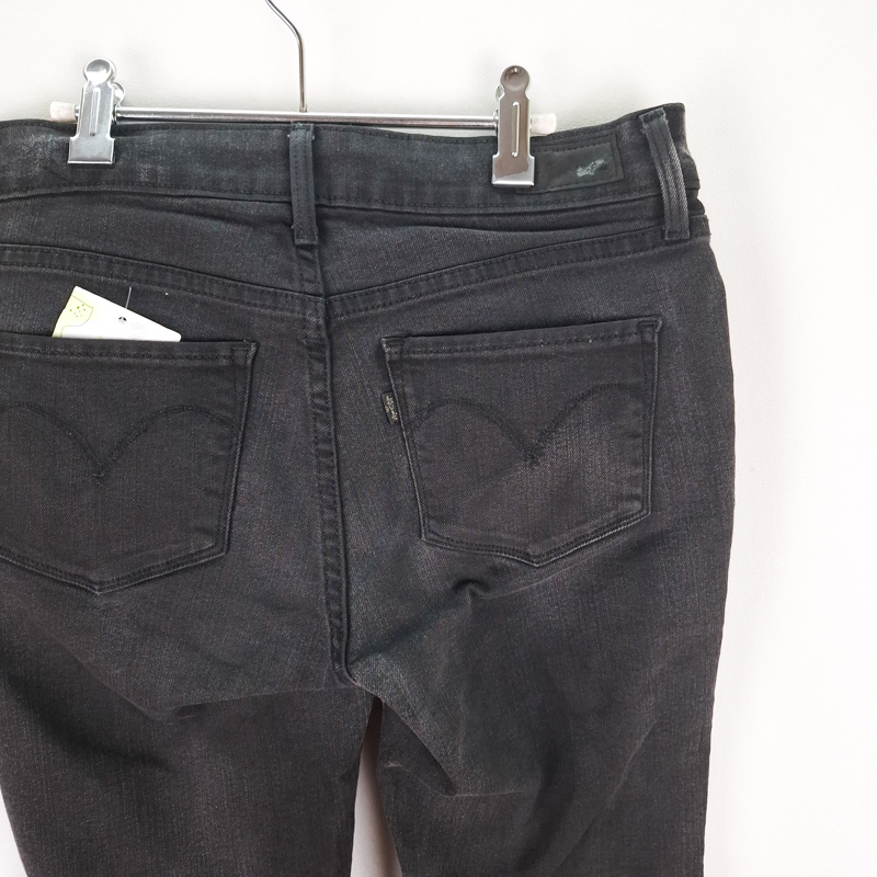 Levi's Slight Curve Mid Rise Slim Talla ESPAÑA 36-38 W26 de Segunda Mano