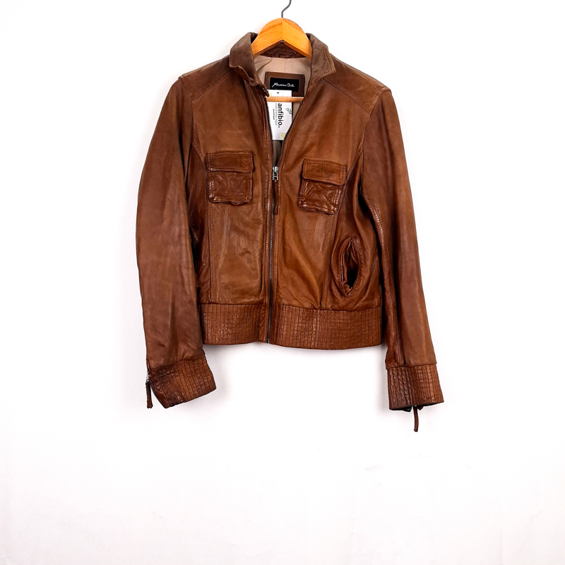 Cazadora 100% piel Massimo Dutti Talla L
