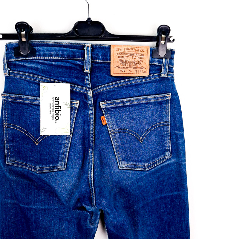 Levi's 805 74 Orange Tab Talla España 34 W27 de Segunda Mano