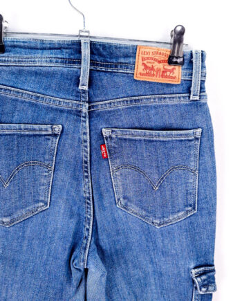 Levi's 721 Cargo elásticos High Rise Skinny Ankle Talla España 32 W25 de Segunda Mano